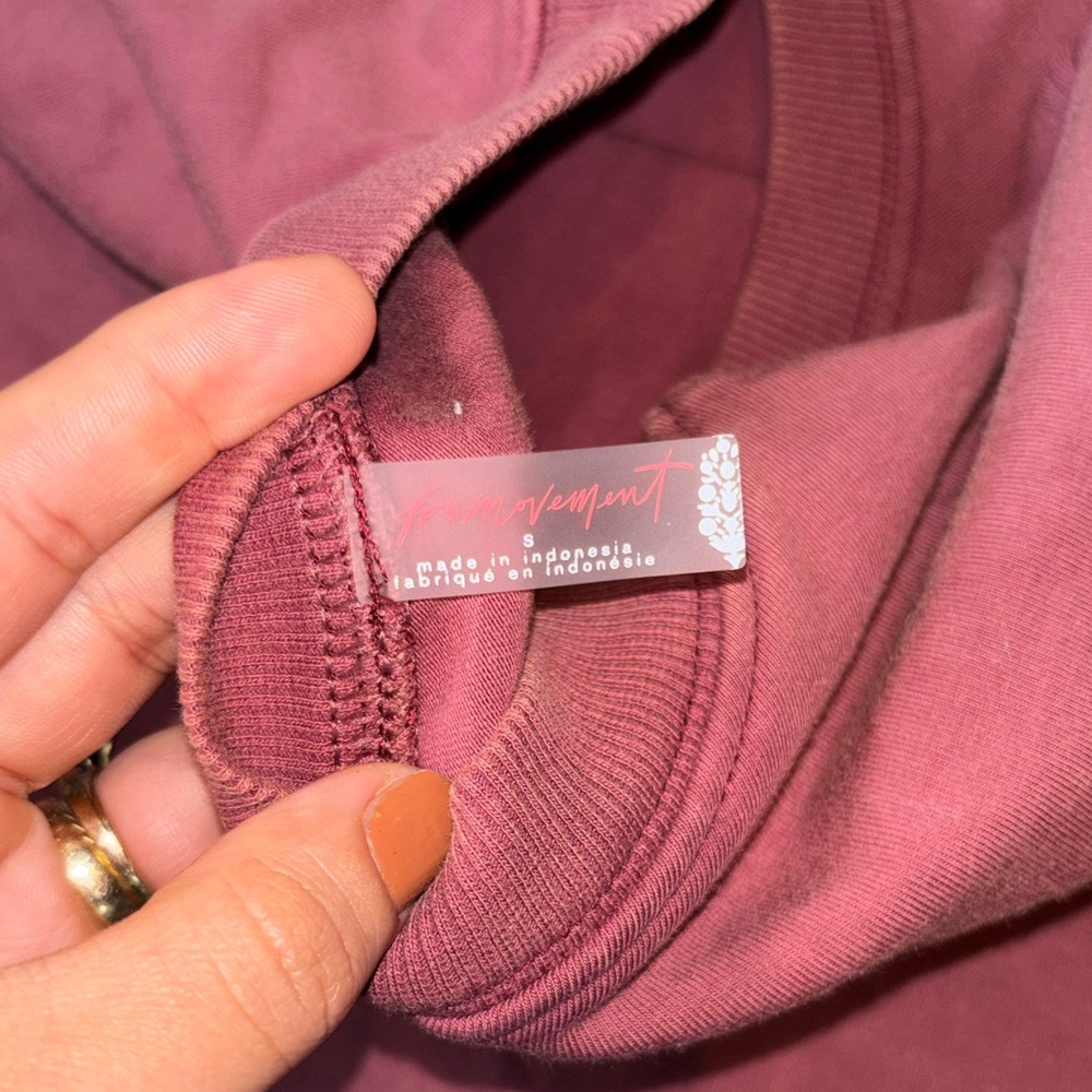 FP MOVEMENT HOT SHOT cross over Set in Dusty Rose S/M - Picture 5 of 6